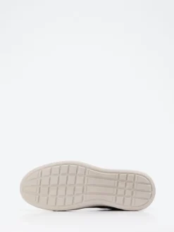 Ecco – Sneaker aus Kalbleder in Dunkelbraun