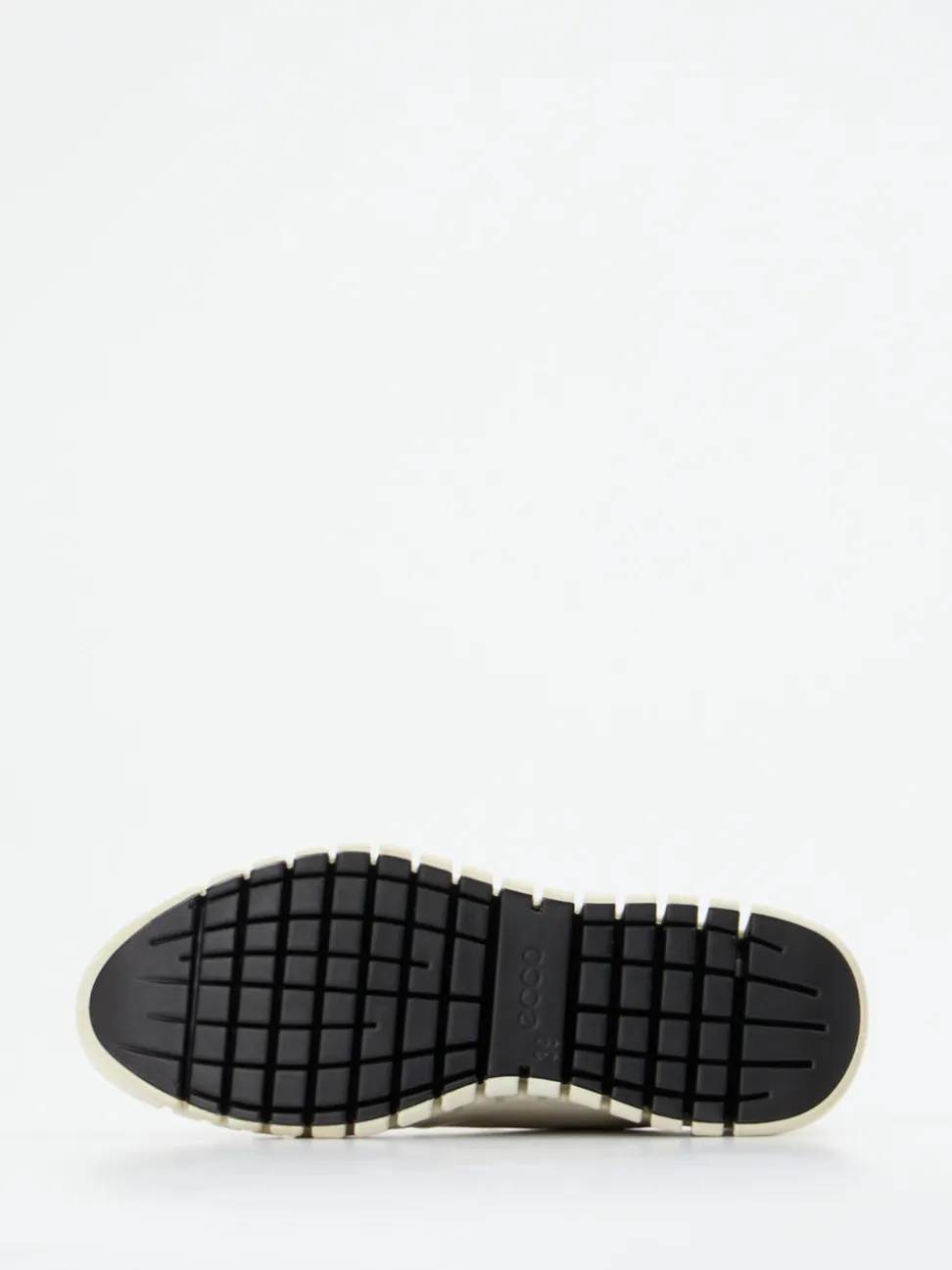 Ecco – Sneaker aus Kalbleder in Offwhite