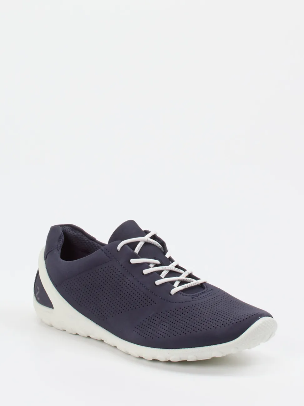 Ecco – Sneaker aus Nubukleder in Dunkelblau