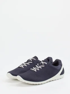 Ecco – Sneaker aus Nubukleder in Dunkelblau