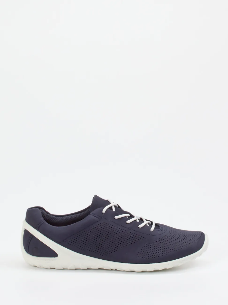 Ecco – Sneaker aus Nubukleder in Dunkelblau