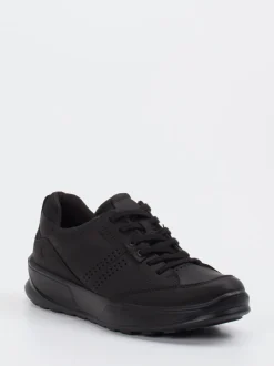 Ecco – Sneaker aus Nubukleder schwarz