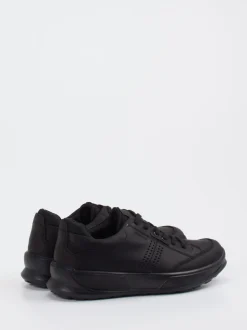 Ecco – Sneaker aus Nubukleder schwarz