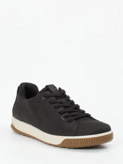 Ecco – Sneaker aus Nubukleder Schwarz