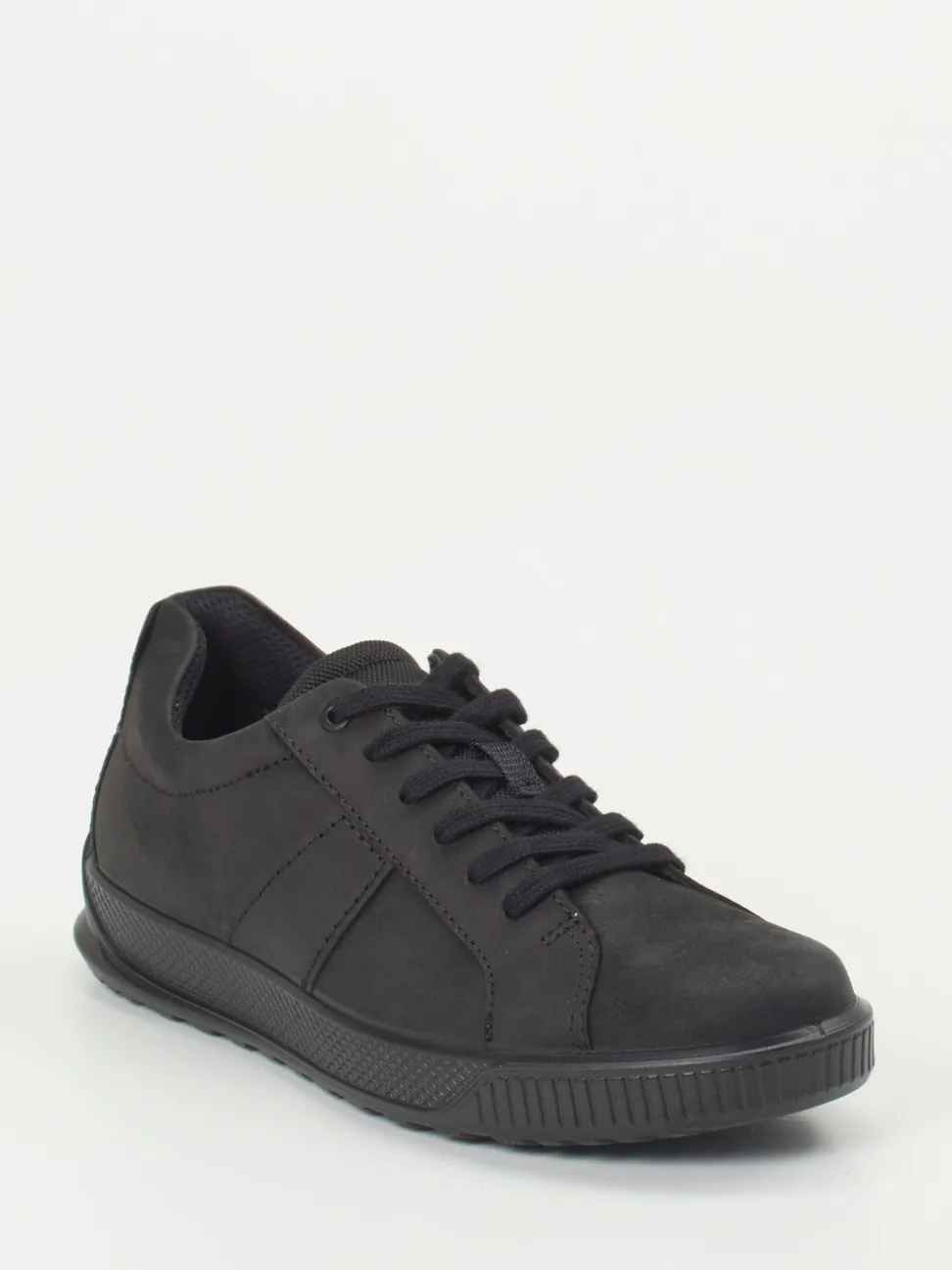 Ecco – Sneaker aus Nubukleder Schwarz