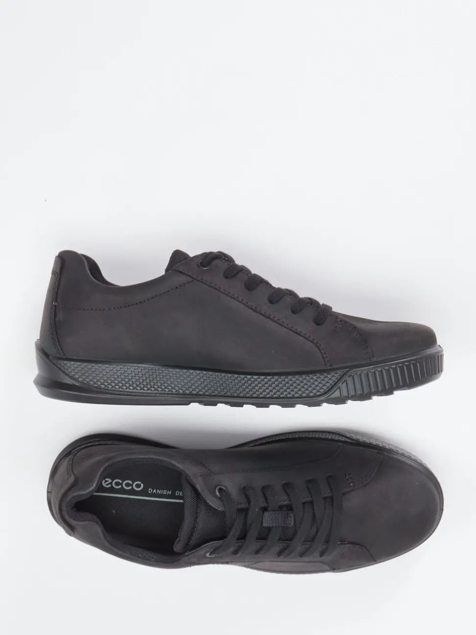 Ecco – Sneaker aus Nubukleder Schwarz