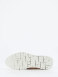Ecco – Sneaker aus Nubukleder in Cremerosa