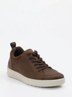 Ecco – Sneaker aus Nubukleder in Braun