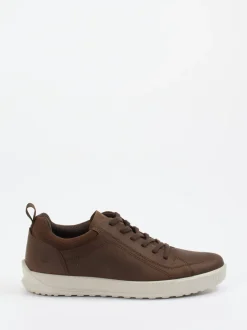 Ecco – Sneaker aus Nubukleder in Braun