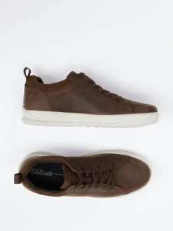 Ecco – Sneaker aus Nubukleder in Braun