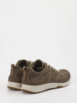 Ecco – Sneaker aus Nubukleder mittelbraun