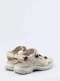 Ecco – Trekkingsandale aus Nubukleder Beige