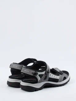 Ecco – Trekking-Sandalen aus Nubukleder grau