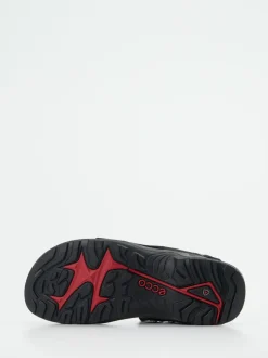 Ecco – Trekking-Sandalen aus Textil Schwarz
