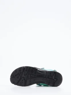 Ecco – Trekking-Sandalen aus Nubukleder mintgrün