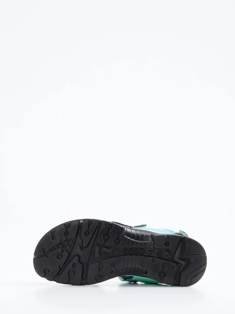 Ecco – Trekking-Sandalen aus Nubukleder mintgrün