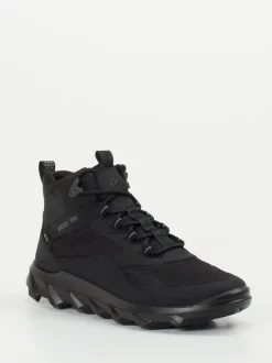 Ecco – Wanderschuh aus Textil und Synthetik Schwarz