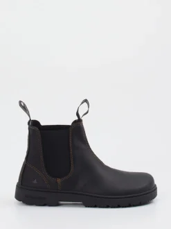 El Naturalista – Chelsea Boots aus Fettleder anthrazit