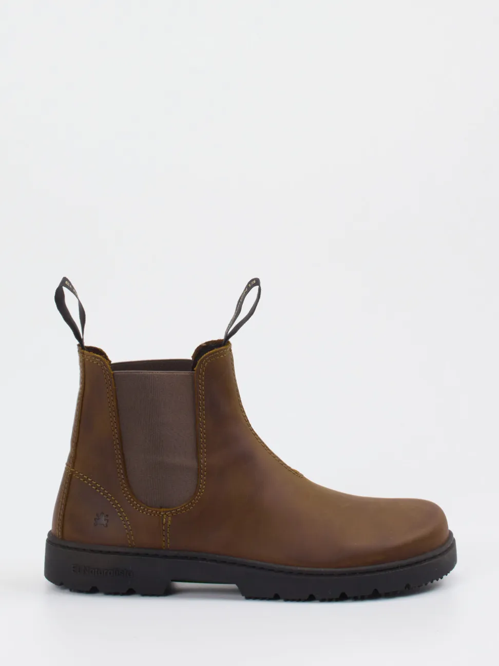 El Naturalista – Chelsea Boots aus Fettleder braun