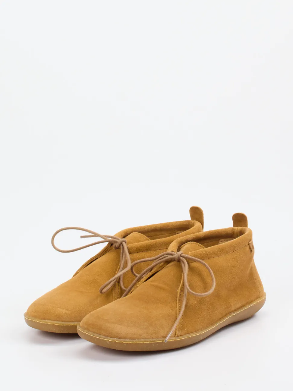 El Naturalista – Desert Boots aus Veloursleder cognacbraun