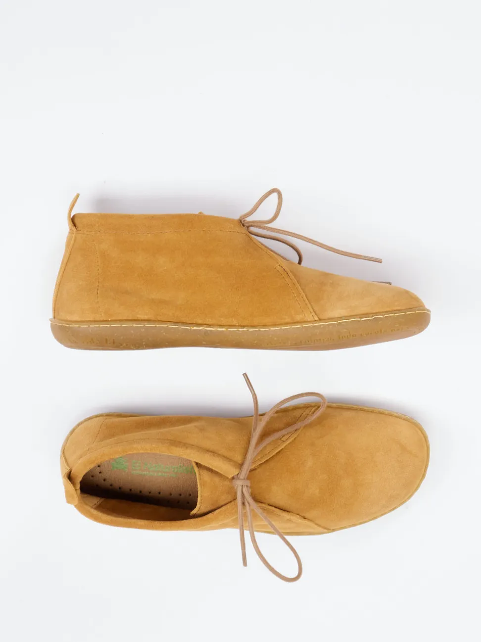 El Naturalista – Desert Boots aus Veloursleder cognacbraun