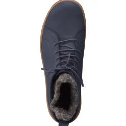 El Naturalista – Keilabsatz-Stiefelette aus Nubukleder Blau