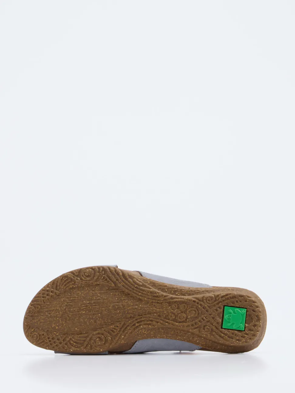 El Naturalista – Komfort-Sandalen aus Nubukleder taubenblau