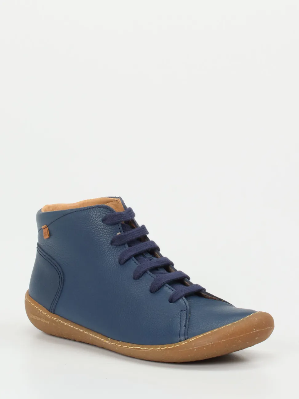 El Naturalista – Schnürstiefelette aus Kalbleder Blau