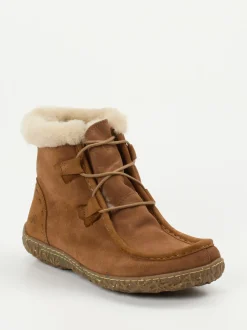 El Naturalista – Stiefelette aus Veloursleder rostbraun