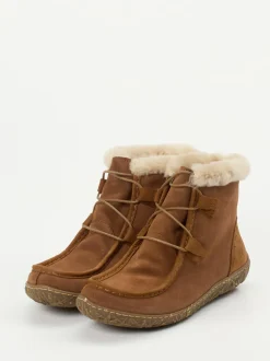 El Naturalista – Stiefelette aus Veloursleder rostbraun