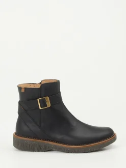 El Naturalista – Stiefelette aus Fettleder schwarz