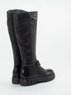 Everybody – Kniehohe Stiefel aus Kalbleder Schwarz