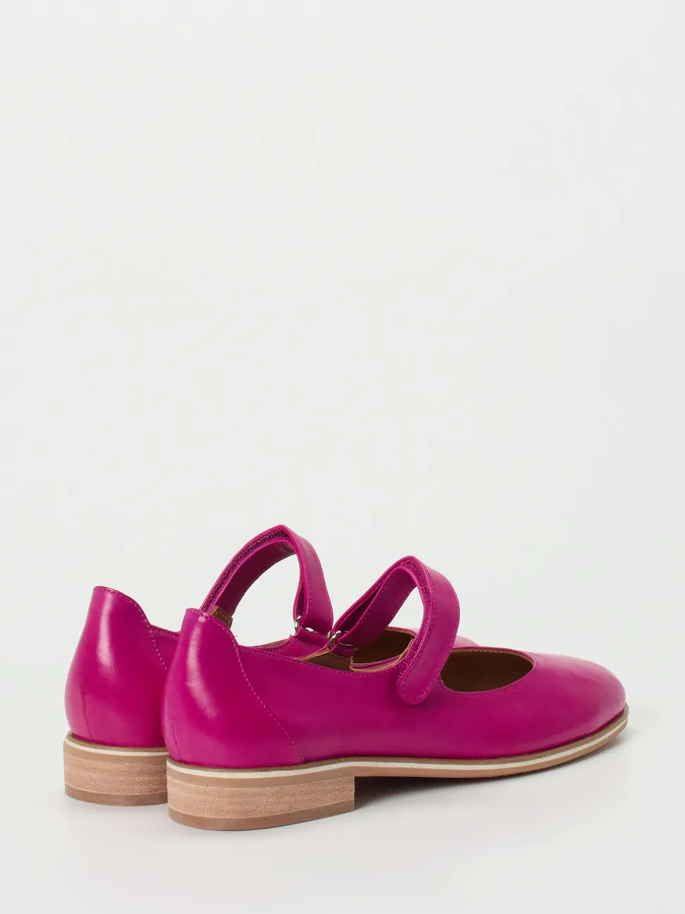 Everybody – Spangenpumps aus Kalbleder pink glänzend