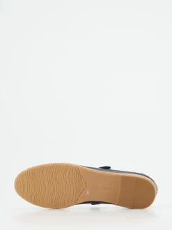 Everybody – Spangenpumps aus Kalbleder Marineblau