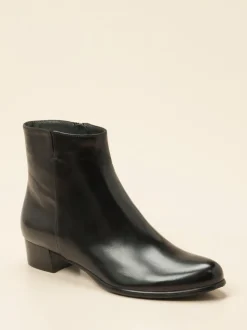 Everybody – Stiefelette aus Lammleder in Schwarz