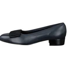 Finest – Ballerinas aus Lammleder Dunkelblau