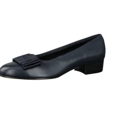 Finest – Ballerinas aus Lammleder Dunkelblau