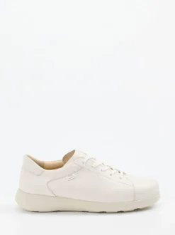Finn Comfort – Bequem-Sneaker aus Kalbleder cremeweiß