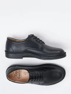 Finn Comfort – Derby-Halbschuh aus Kalbleder schwarz