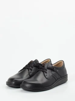 Finn Comfort – Halbschuh aus Lammleder Schwarz