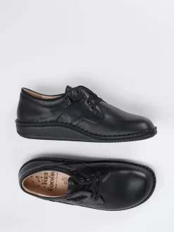 Finn Comfort – Halbschuh aus Lammleder Schwarz