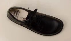 Finn Comfort – Halbschuh aus Lammleder Schwarz