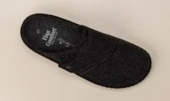 Finn Comfort – Hausschuh aus Wollfilz anthrazitgrau