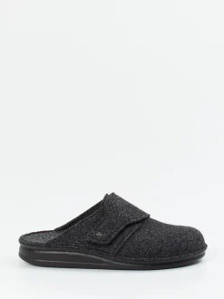 Finn Comfort – Hausschuhe aus Filz in Grau
