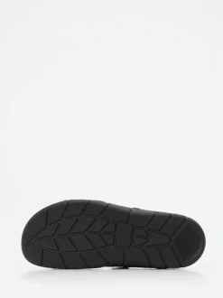 Finn Comfort – Herrensandale aus Nubukleder olivgrau