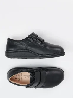 Finn Comfort – Klettschuhe aus Kalbleder Schwarz