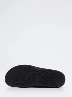 Finn Comfort – Klettslipper aus genarbtem Büffelleder schwarz
