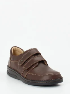 Finn Comfort – Klettslipper aus Kalbleder Dunkelbraun