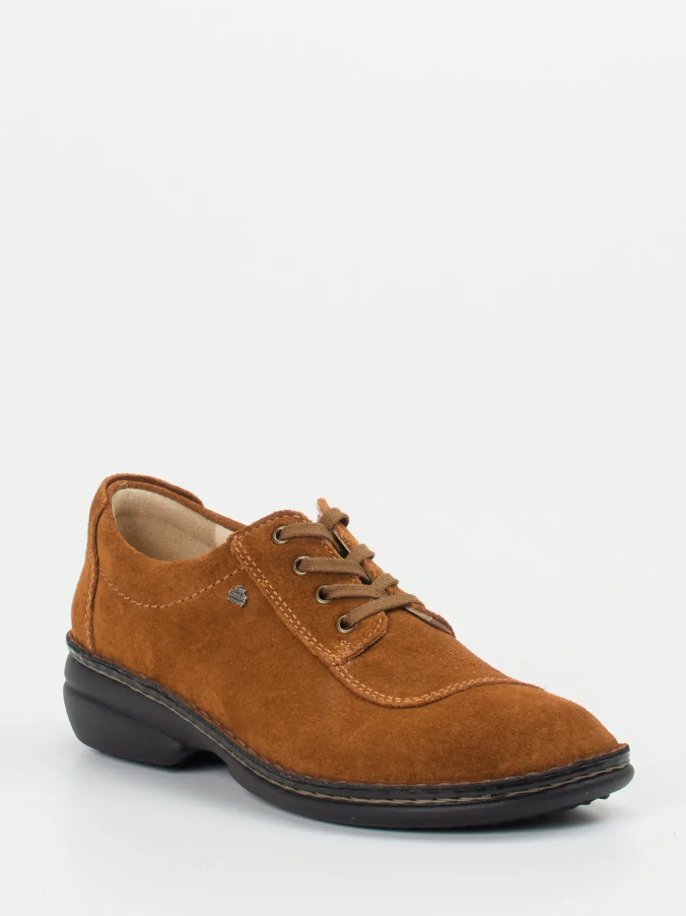Finn Comfort – Komfort-Halbschuh aus Veloursleder braun