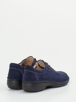 Finn Comfort – Komfort-Halbschuh aus Veloursleder Blau